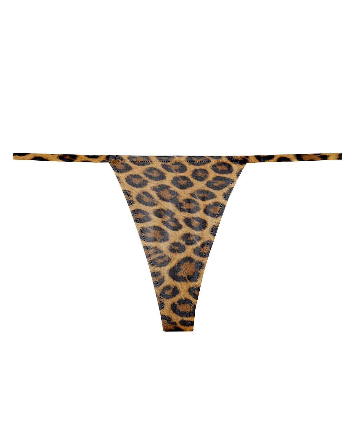 Bonjour Sleep Satin Thong: Coco Leopard