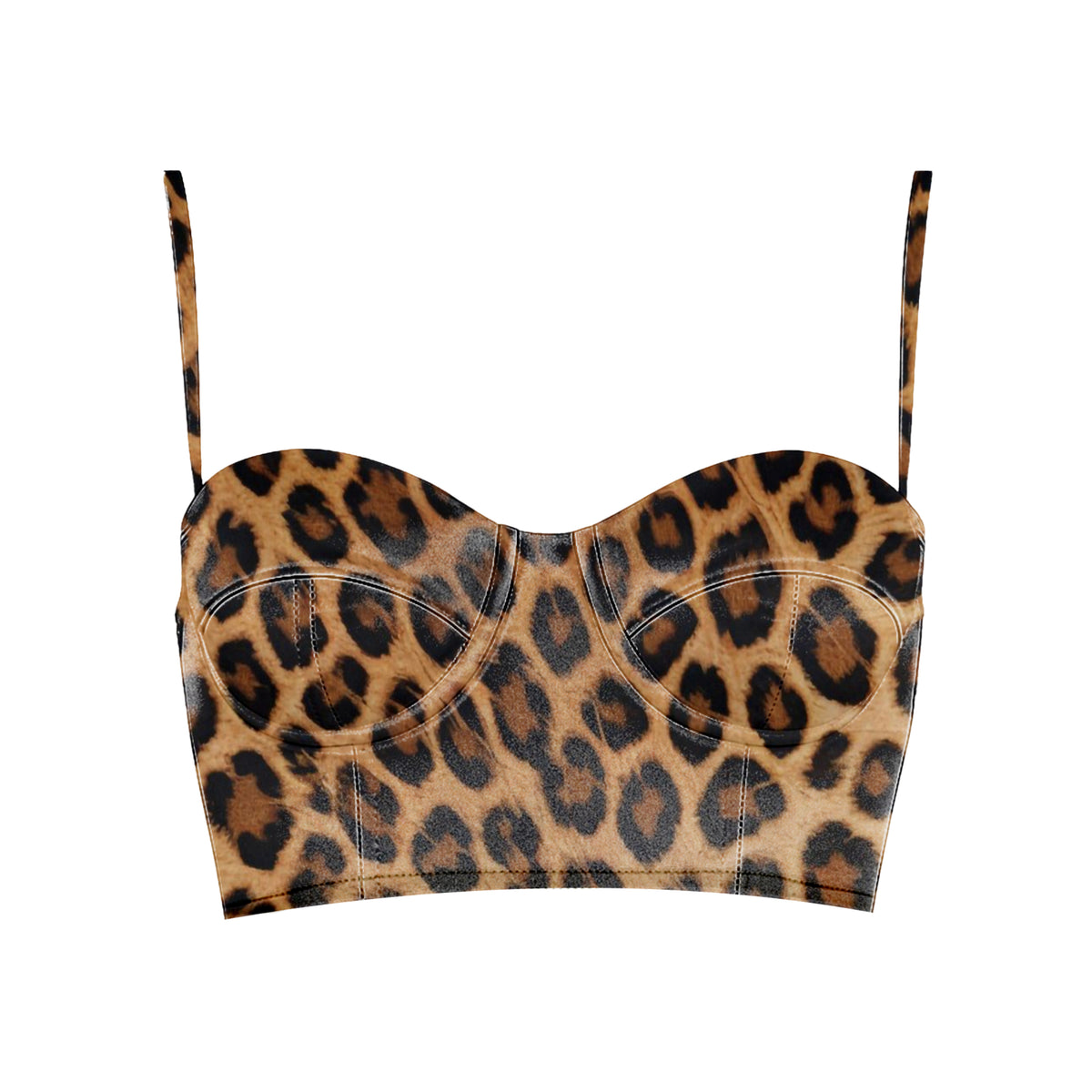 Bonjour Corset Bra: Leopard