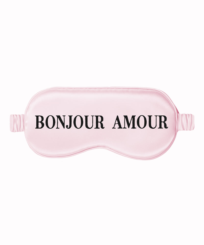 Bonjour Sleep Mask: Pink