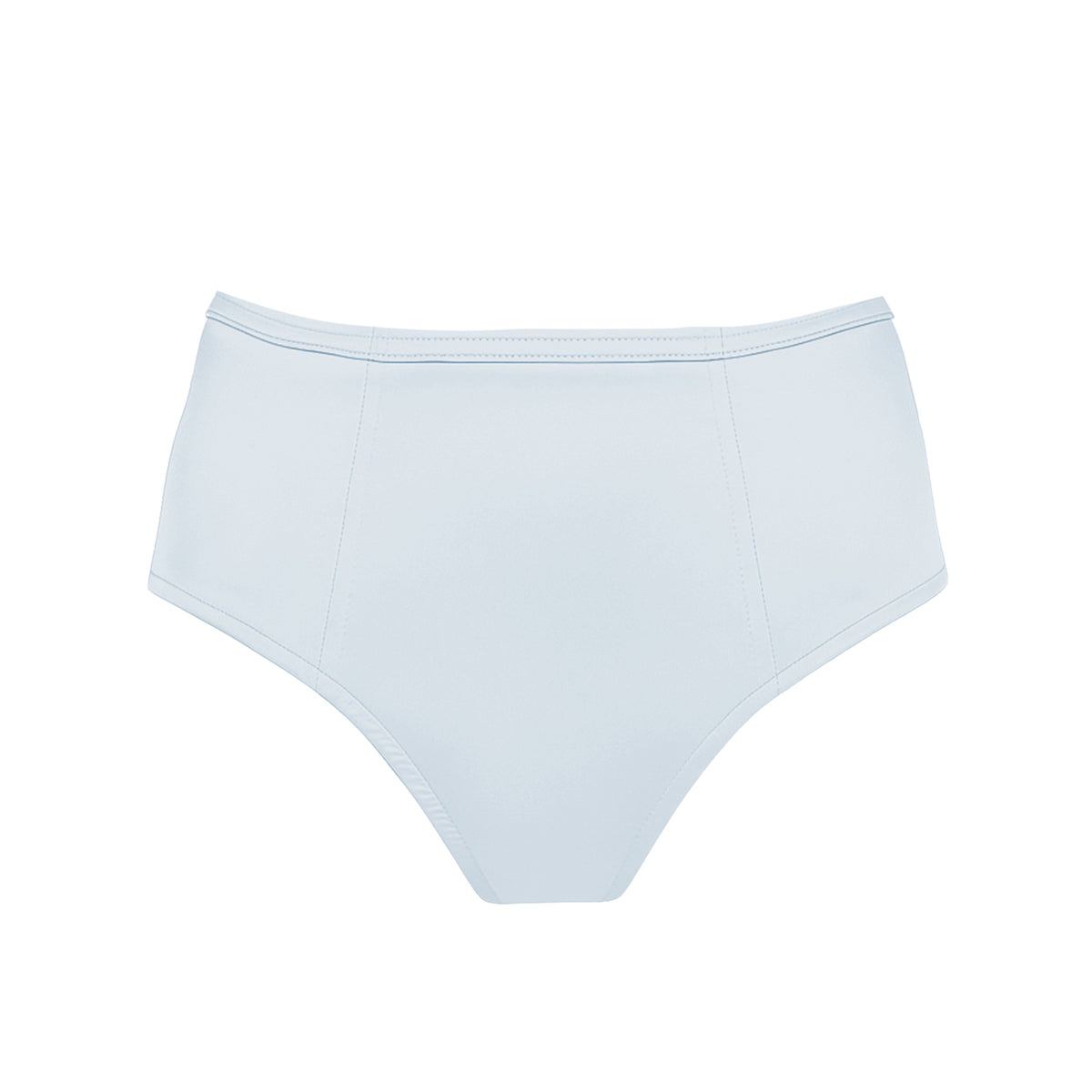 Bonjour Sleep Satin Highwaisted Panties: Blue