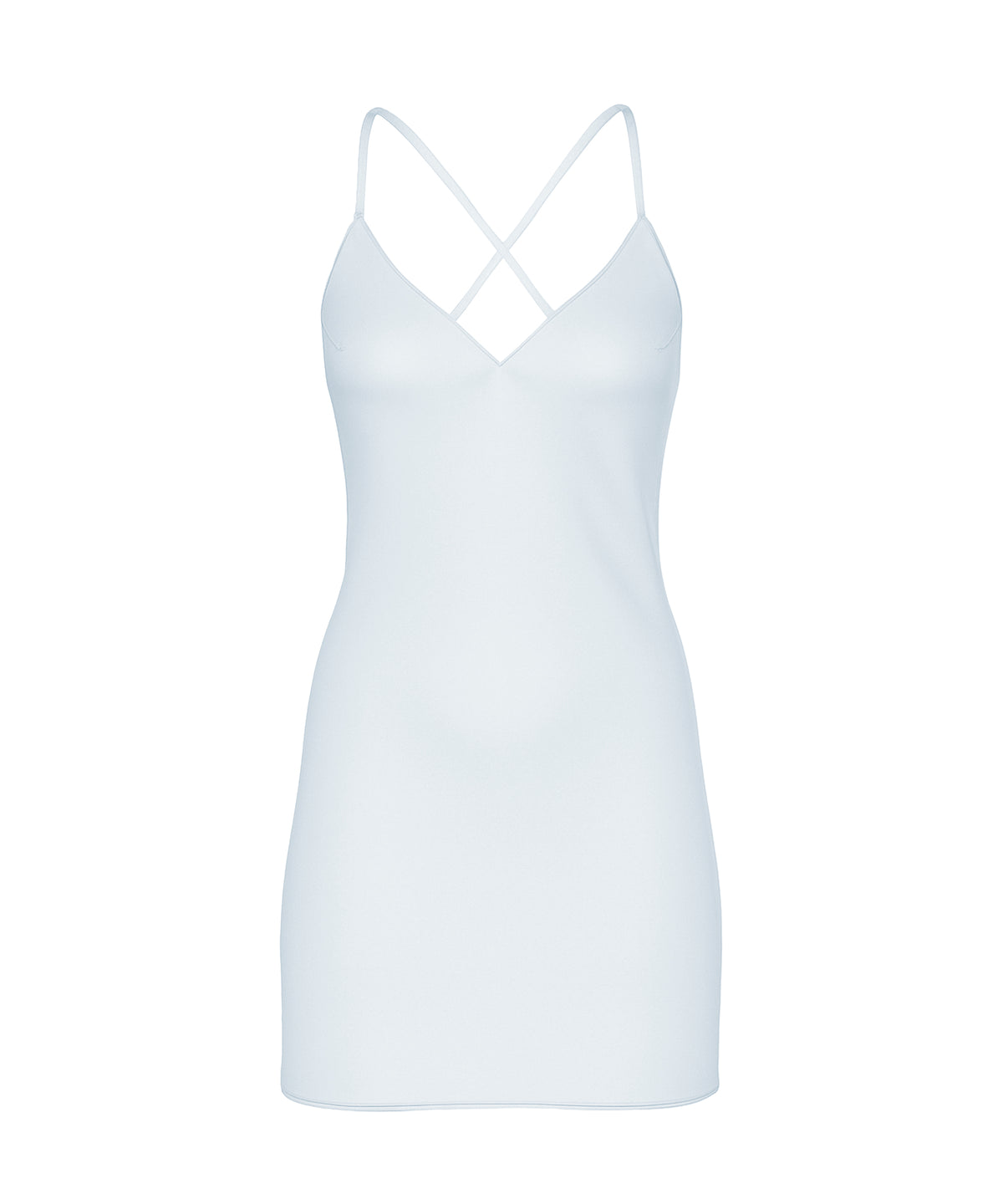 Bonjour Satin Sleep Dress Sky Blue