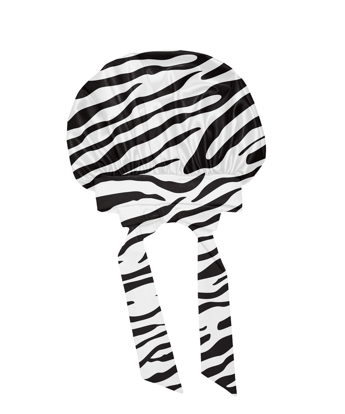 Bonjour Sleep Bonnet: Black & White Zebra