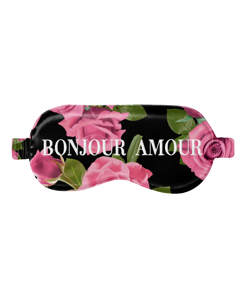Bonjour Sleep Mask: Pink Rose