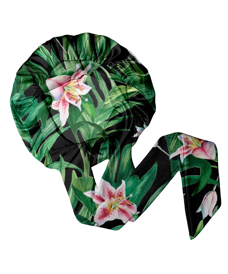 Bonjour Sleep Bonnet: Green Palm