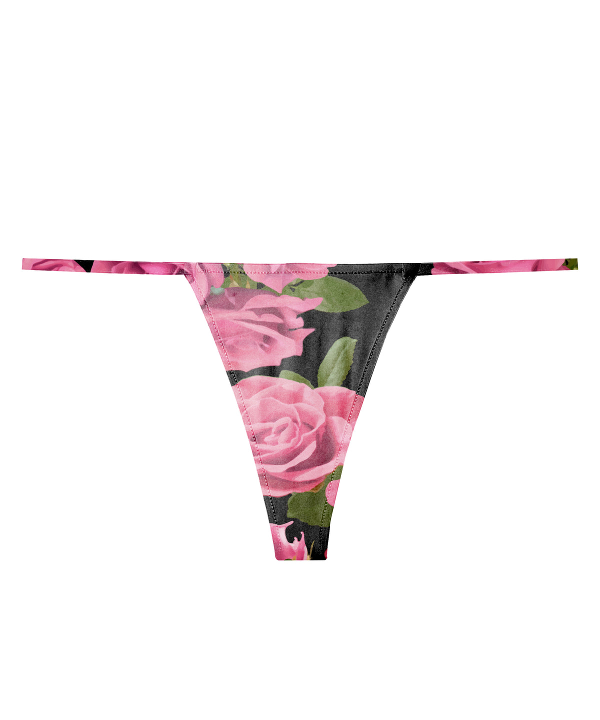 Bonjour Sleep Satin Thong: Pink Rose