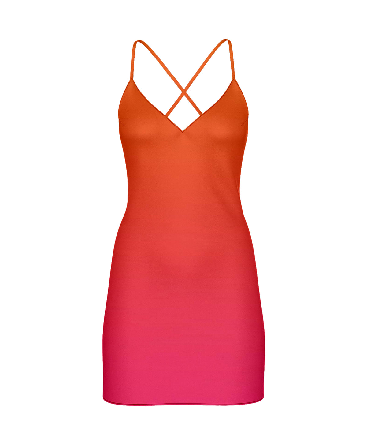 Bonjour Satin Sleep Dress: Sunset