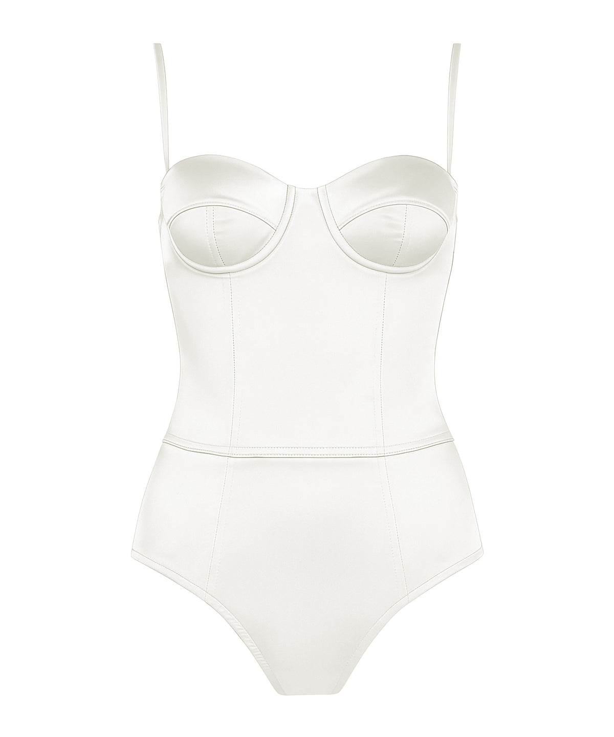 Bella Sleep Satin Teddy: Pearl