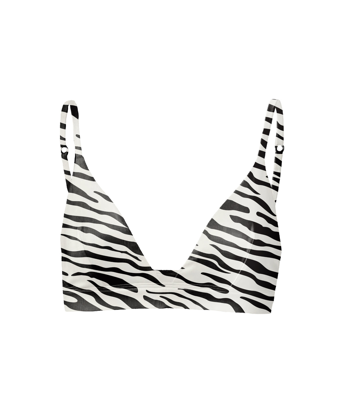 Bonjour Sleep Bra: Black & White Zebra