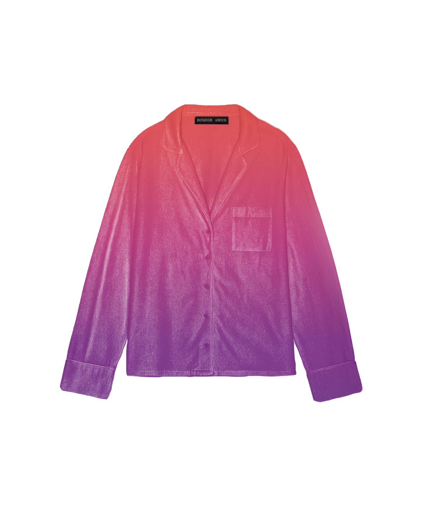 Bonjour Oversized Sleep Shirt: Amour