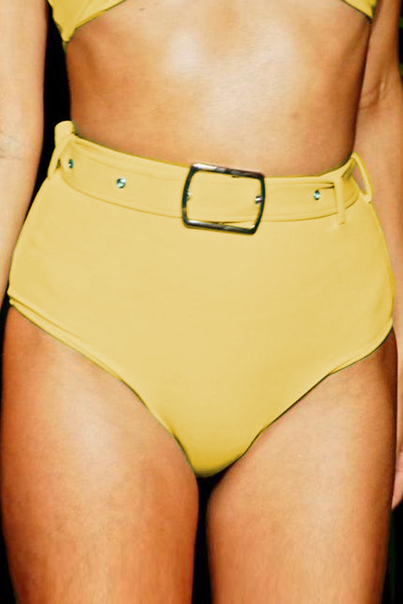 Bonjour Bottom Belted: Yellow